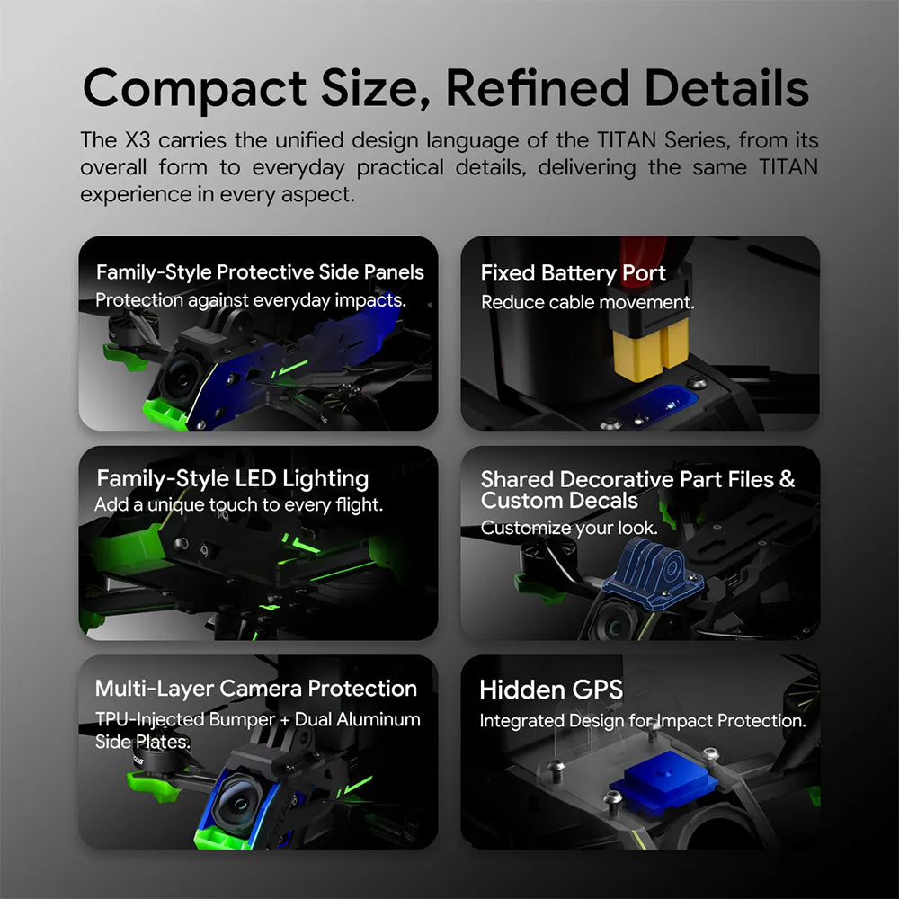 IFlight TITAN X3 O4 6S HD Kit