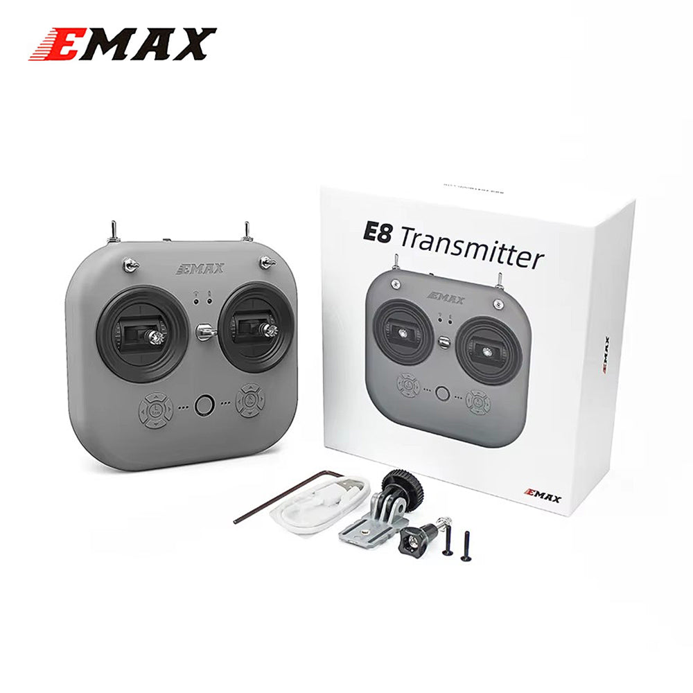 EMAX E8 2.4G ELRS Transmitter FPV Remote Controller, 8CH Radio Transmitter