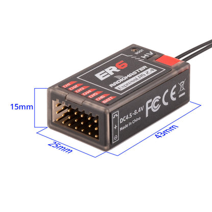 RadioMaster ER6 2.4GHz ELRS PWM Receiver