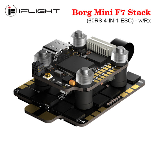 iFlight Borg Mini F7 Stack (60RS 4-IN-1 ESC) - w/Rx
