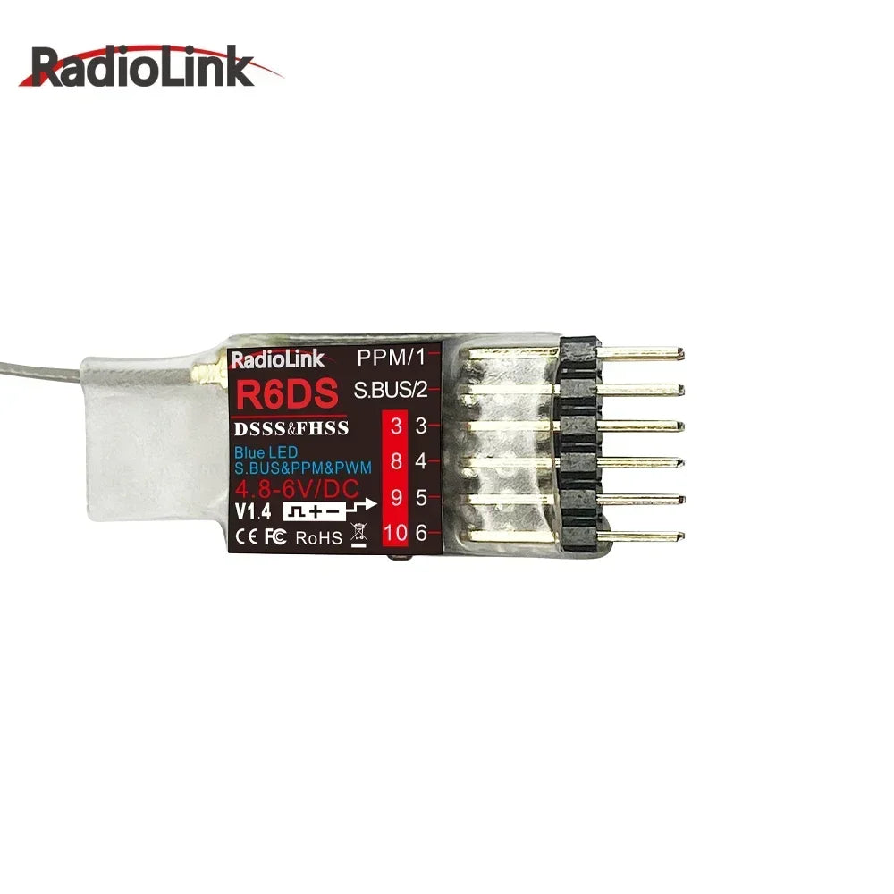 Radiolink R12DSM/ R12DS/ R9DS/ R8FM/ R8EF/ R8SM/R8XM/ R8FG/R8FGH/R7FG/R6DS/R6DSM/R6F/R6FG/R4FGM Empfänger