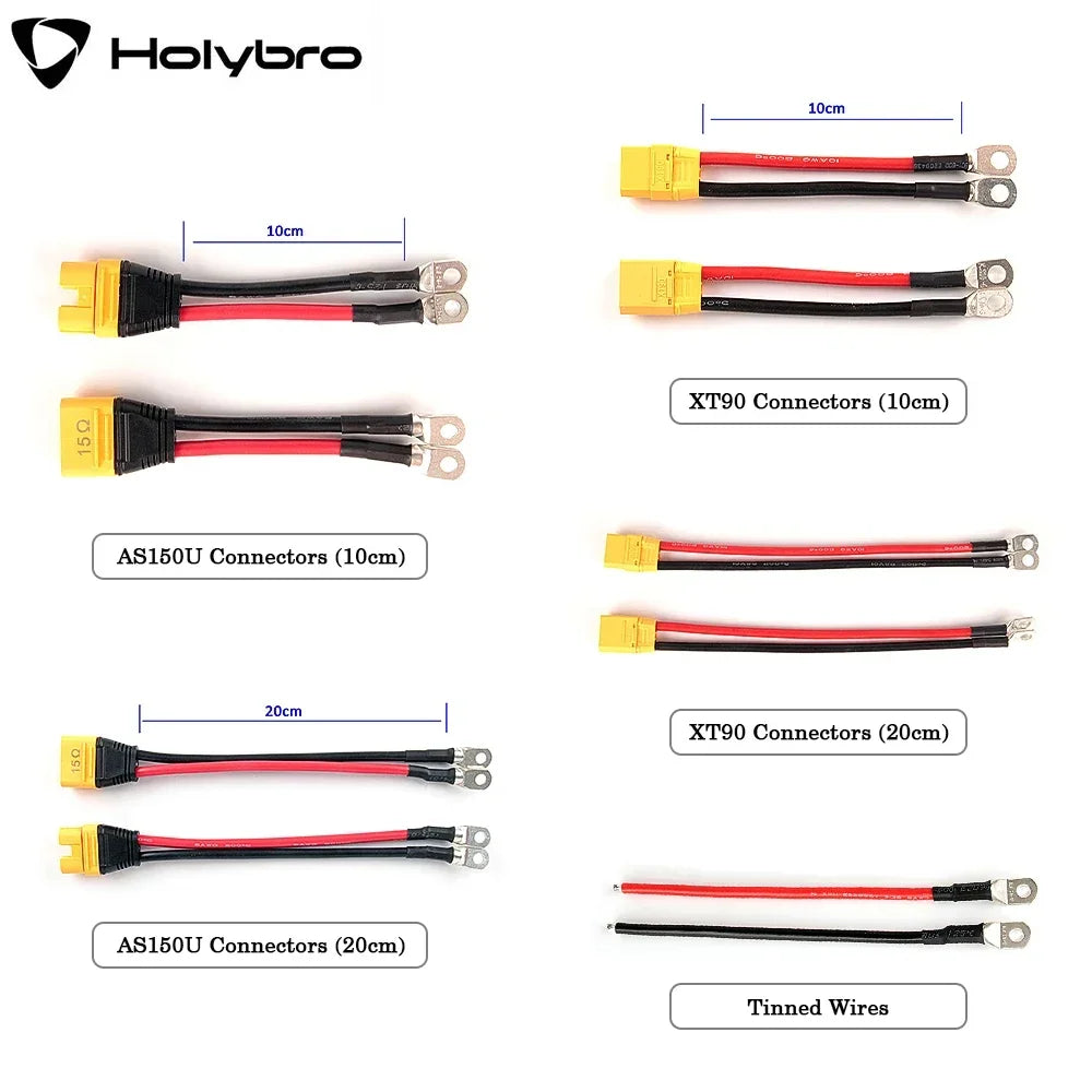 Holybro AS150U-F/ AS150U-M oder XT90-F/XT90-M Stecker Kabel 10CM/ 20CM für 2-14S Power Module