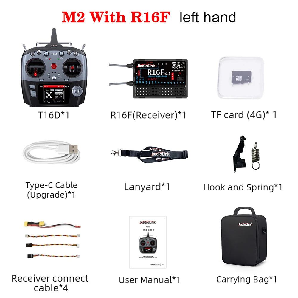 Radiolink T16D 16 Channels 2.4G RC Transmitter