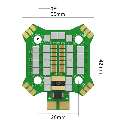 IFlight BLITZ Mini F745 Stack (BLITZ Mini E55S 4IN1 ESC 2-6S)
