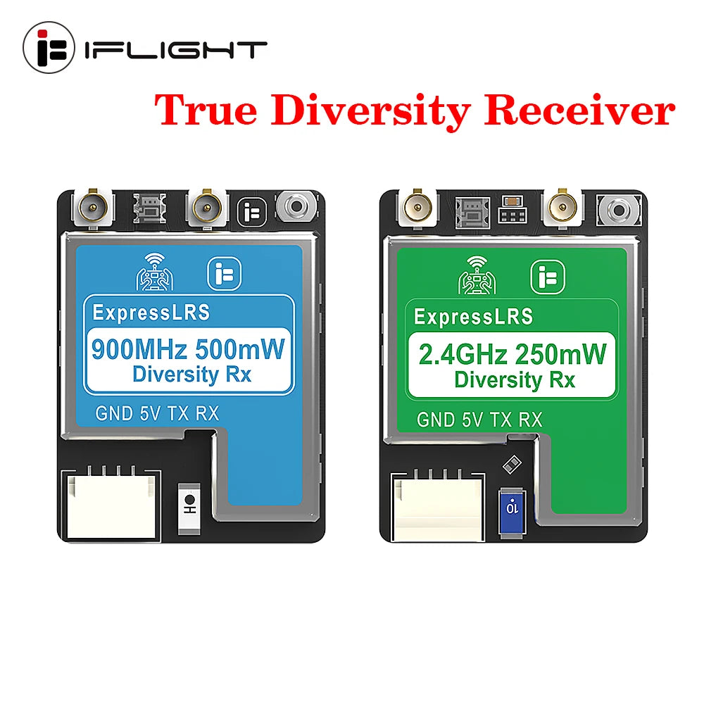 IFlight ExpressLRS ELRS 2.4G/ 868MHz /900MHz True Dual-Antenna Diversity Receiver