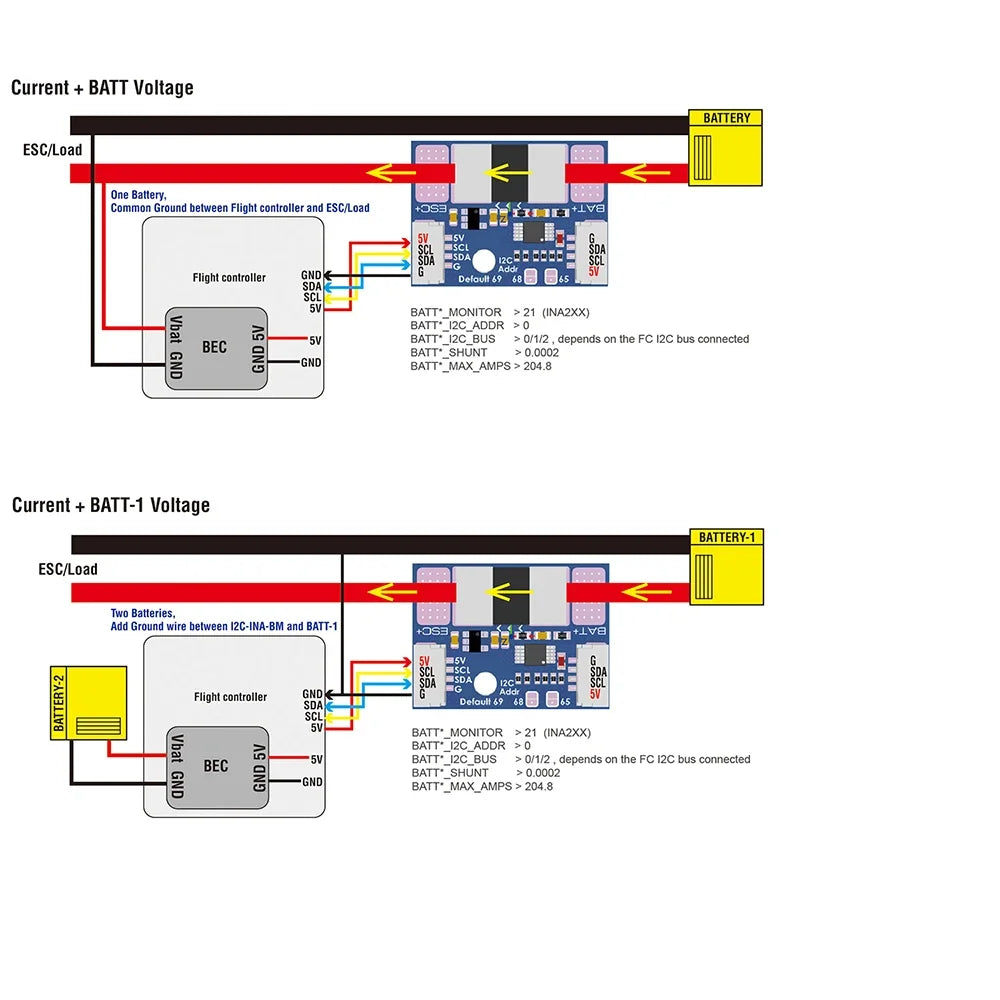 MATEK MATEKSYS ULTRA-PRECISE I2C POWER MONITOR,I2C-INA-BM