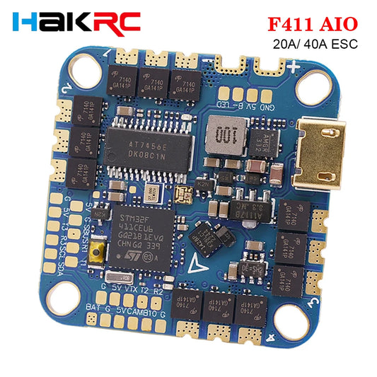 HAKRC F4126 F411 AIO Flight Controller
