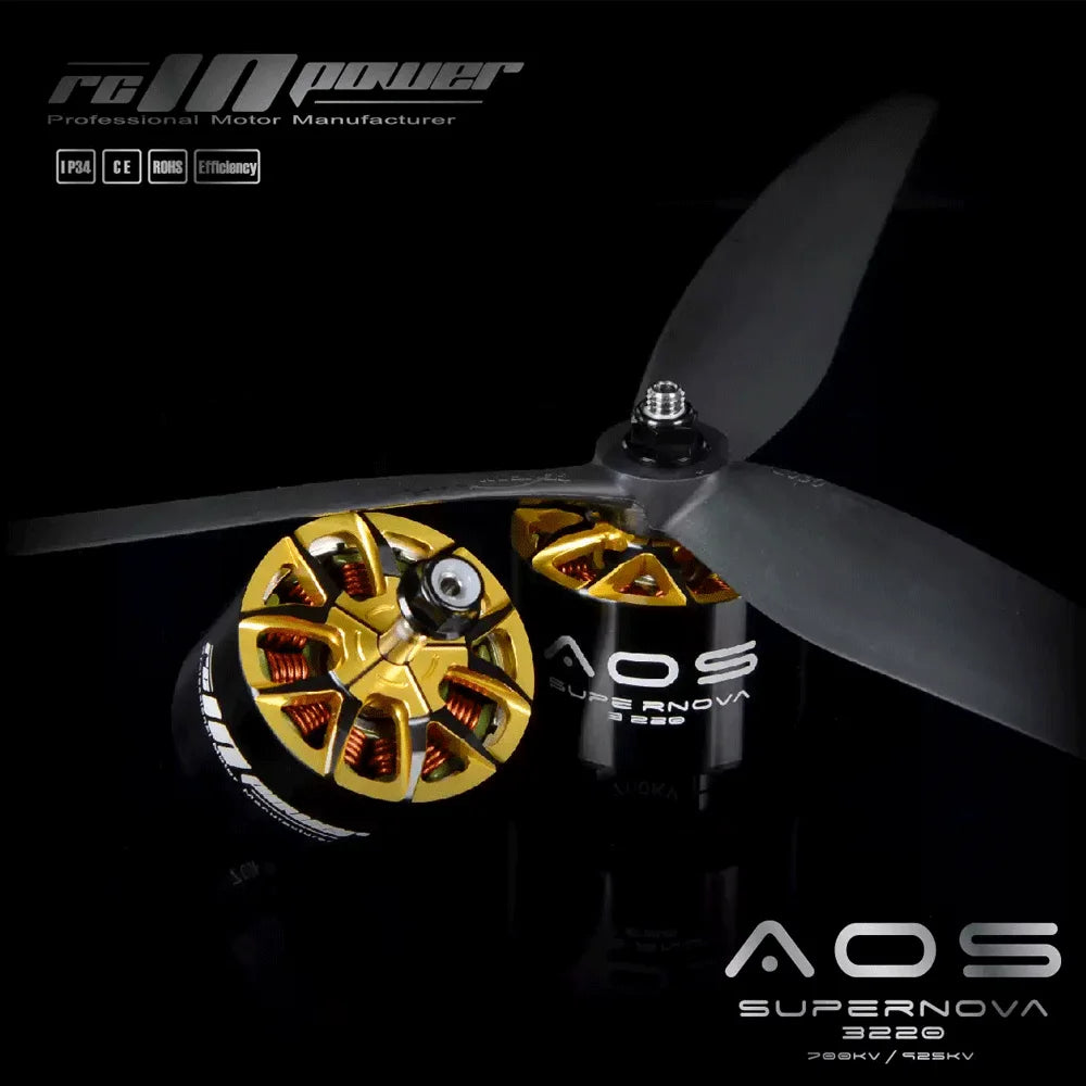 Rcinpower AOS Supernova 3220 700KV/ 925KV/ 1000KV Brushless Motor 5-8S