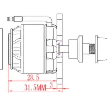 EMAX GT2210-09 1780KV Outrunner Brushless Motor