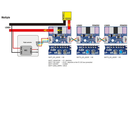 MATEK MATEKSYS ULTRA-PRECISE I2C POWER MONITOR,I2C-INA-BM