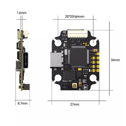 Stack Borg 5S RX iFlight