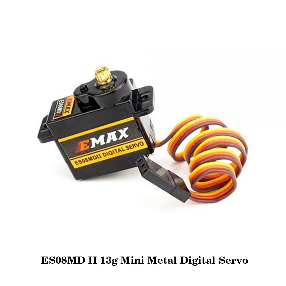 EMAX ES08MA II 12g Mini Metal Gear Analog Servo / ES08MD II 13g Mini Metal Digital Servo