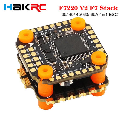 HAKRC F7220 V2 F7 Mini Flight Controller W/ 35 /40 /45 /60 /65A 4in1 ESC