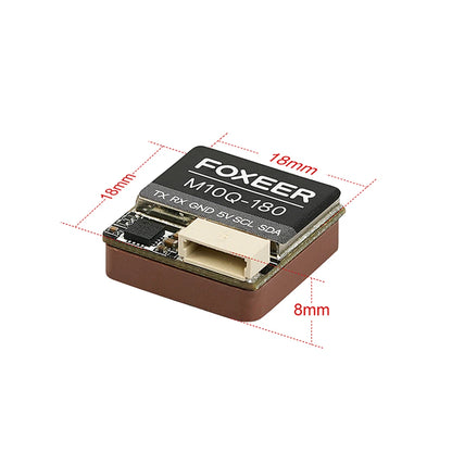 FOXEER M10Q-120/ M10Q-180/ M10Q-250 M10 Dual Protocol GPS Built-in QMC5883 Compass Ceramic Antenna for RC Airplane FPV Drone