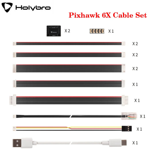 Holybro Pixhawk 6X Autopilot Flight Controller Replacement Cable Set