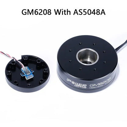IFlight IPower Motor GM6208 150T mit AS5048A 6208 Hohlwellen-Brushless-Gimbal-Motor