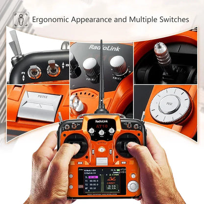 Radiolink AT10II 2.4Ghz 12 Channel RC Transmitter