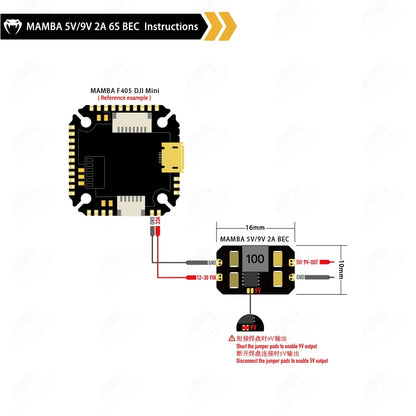 DIATONE MAMBA MICRO 2A BEC 5V/9V