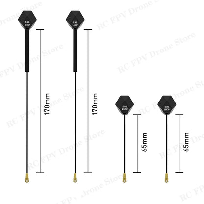 IFlight Albatross V2 5.8GHz 2.4dBi Antenna 90° MMCX LHCP RHCP 65MM /150MM /170MM