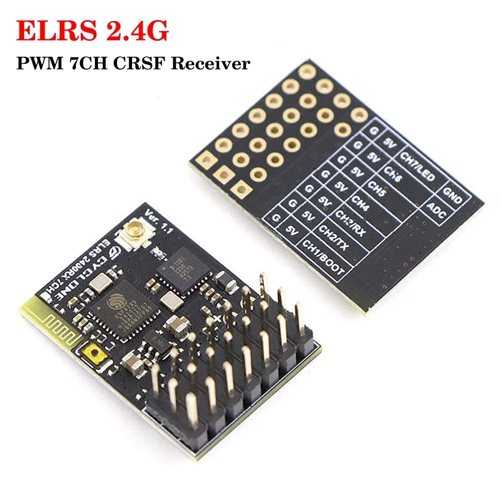 ELRS 2.4G PWM 7CH CRSF Receiver