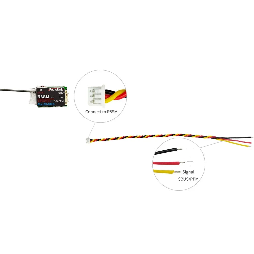Radiolink R8SM 8-Kanal Mini-Empfänger