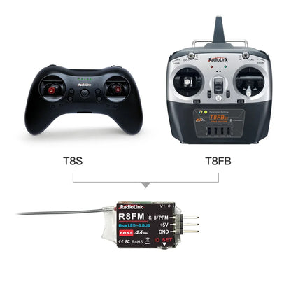 Radiolink R8FM 8-Kanal Mini 2,4GHz Empfänger