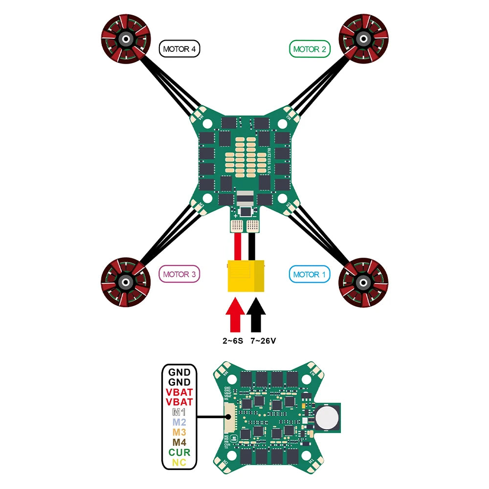 IFlight BLITZ E55 4IN1 ESC