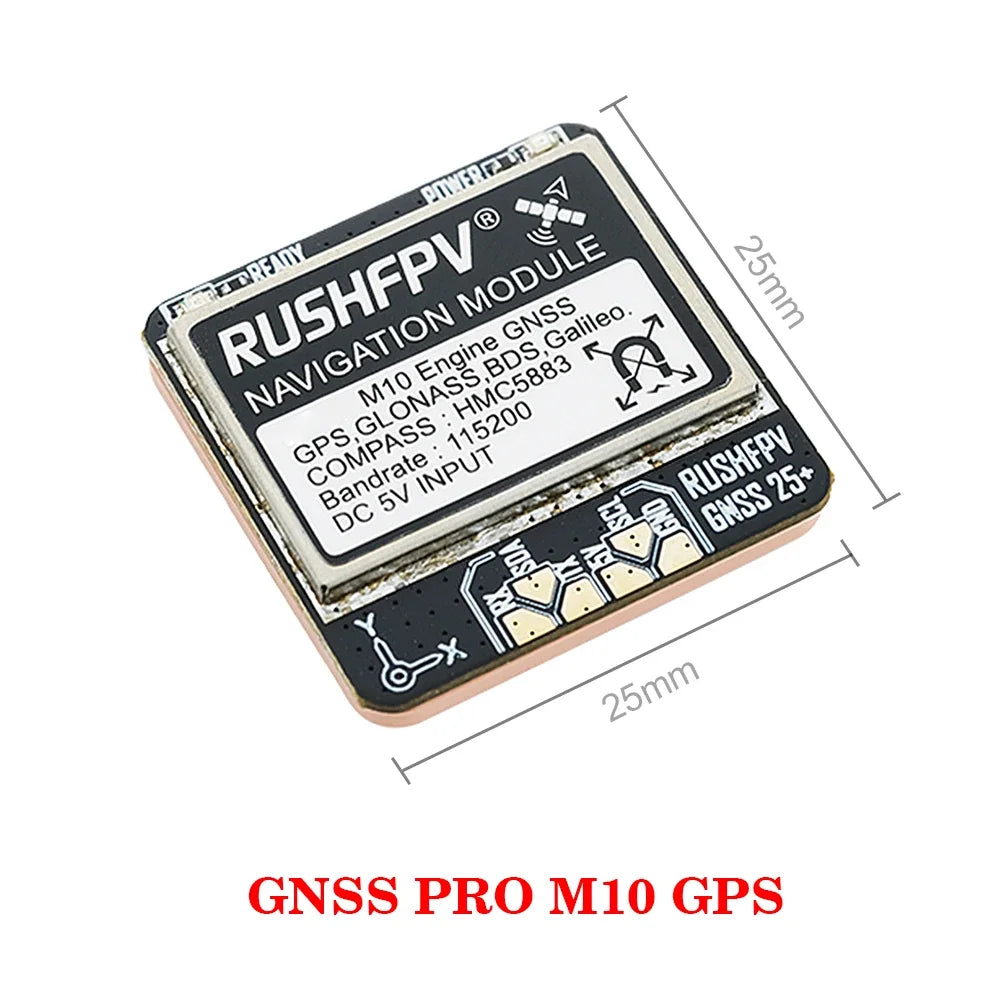RUSHFPV GNSS Micro / MINI / PRO M10 Dual Protocol GPS Module