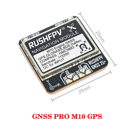 RUSHFPV GNSS Micro / MINI / PRO M10 Dual Protocol GPS Module