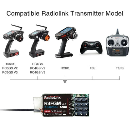 Radiolink R4FGM 4-Kanal Mini Empfänger