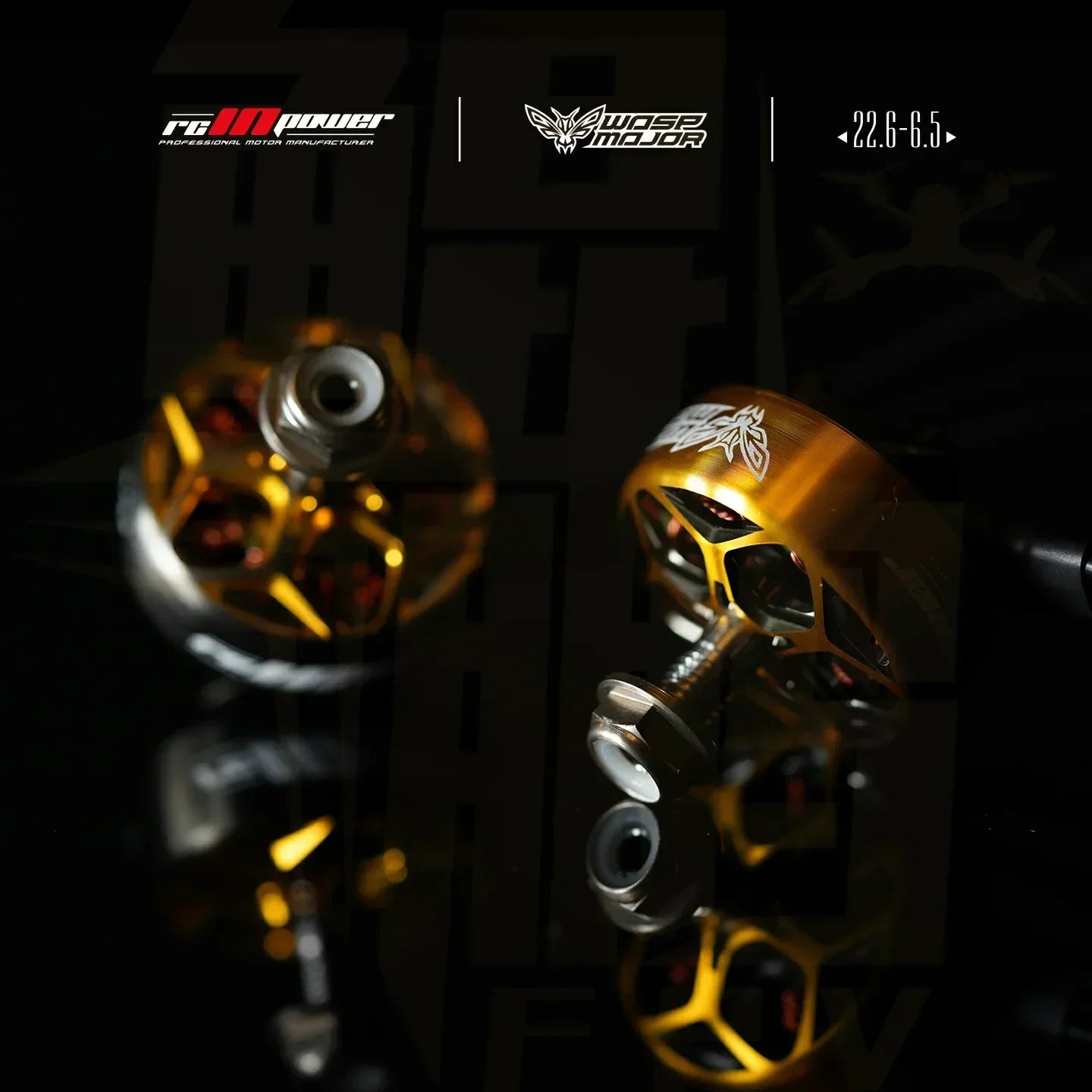 RCINPOWER WASP MAJOR 22.6-6.5 Brushless Motor 2420KV 5S/ 1860KV/ 2020KV 6S