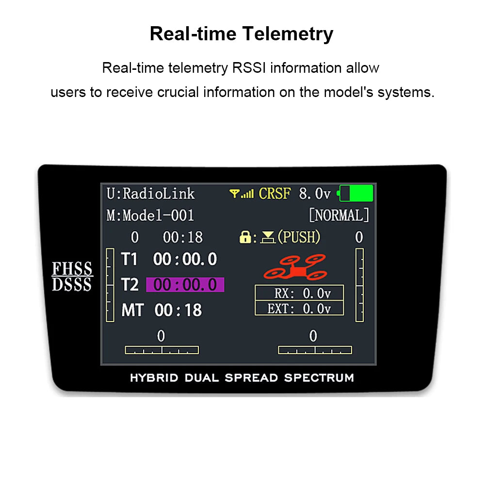 Radiolink R6DS 2.4G 6/ 10 Channels Receiver