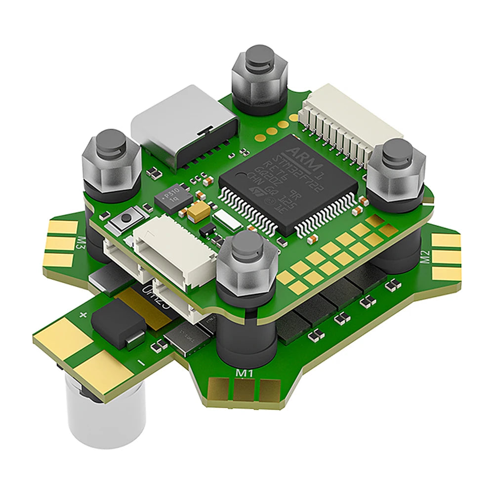 IFlight BLITZ Mini F7 Stack (BLITZ E55 4in1 ESC 2-6S/ BLITZ Force 5.8GHz 600mW Adjustable VTX)