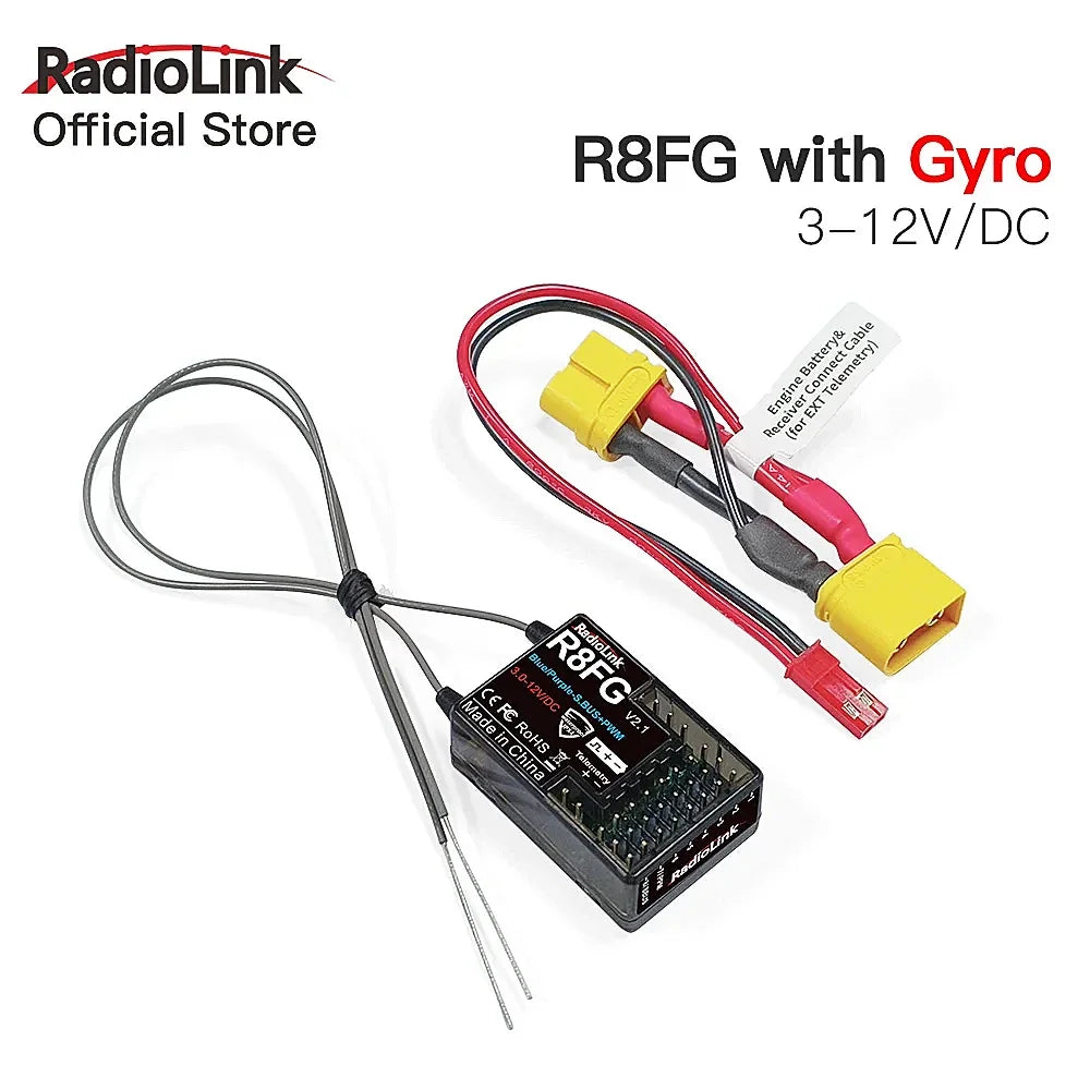 Radiolink R12DSM/ R12DS/ R9DS/ R8FM/ R8EF/ R8SM/R8XM/ R8FG/R8FGH/R7FG/R6DS/R6DSM/R6F/R6FG/R4FGM Empfänger