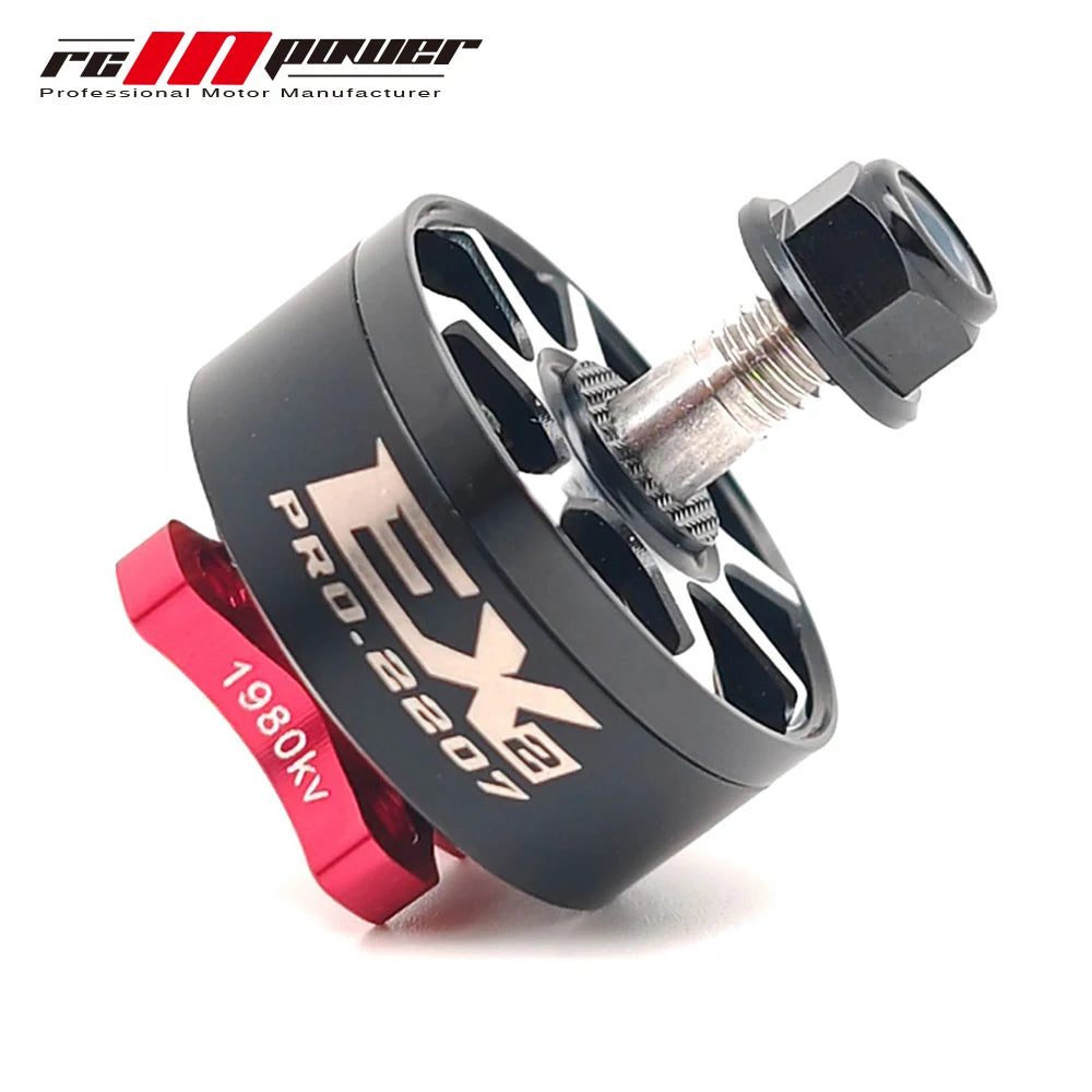RCinpower EX2207 1980KV 5-6S / 2500KV 3-4S 5inch Huafei Racing Brushless Motor for RC FPV Drone
