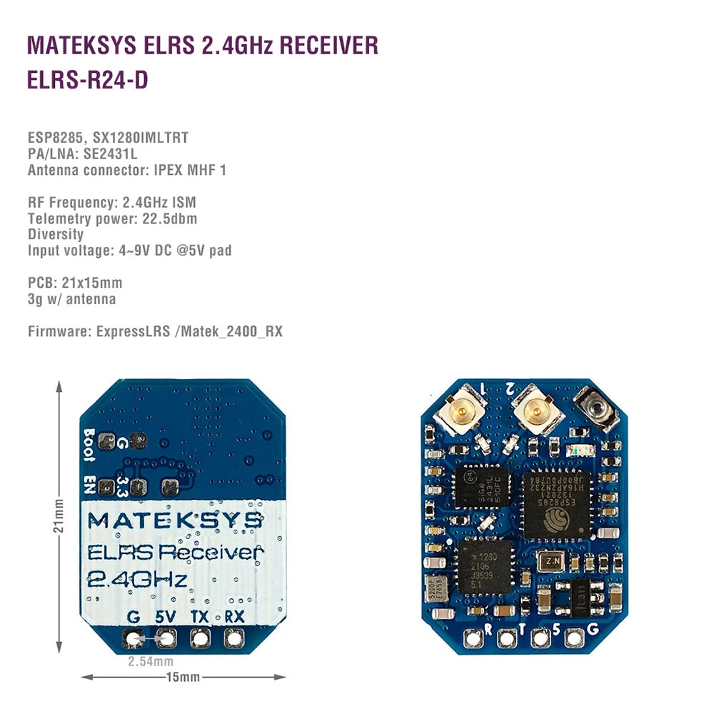 MATEKSYS ELRS-R24-D