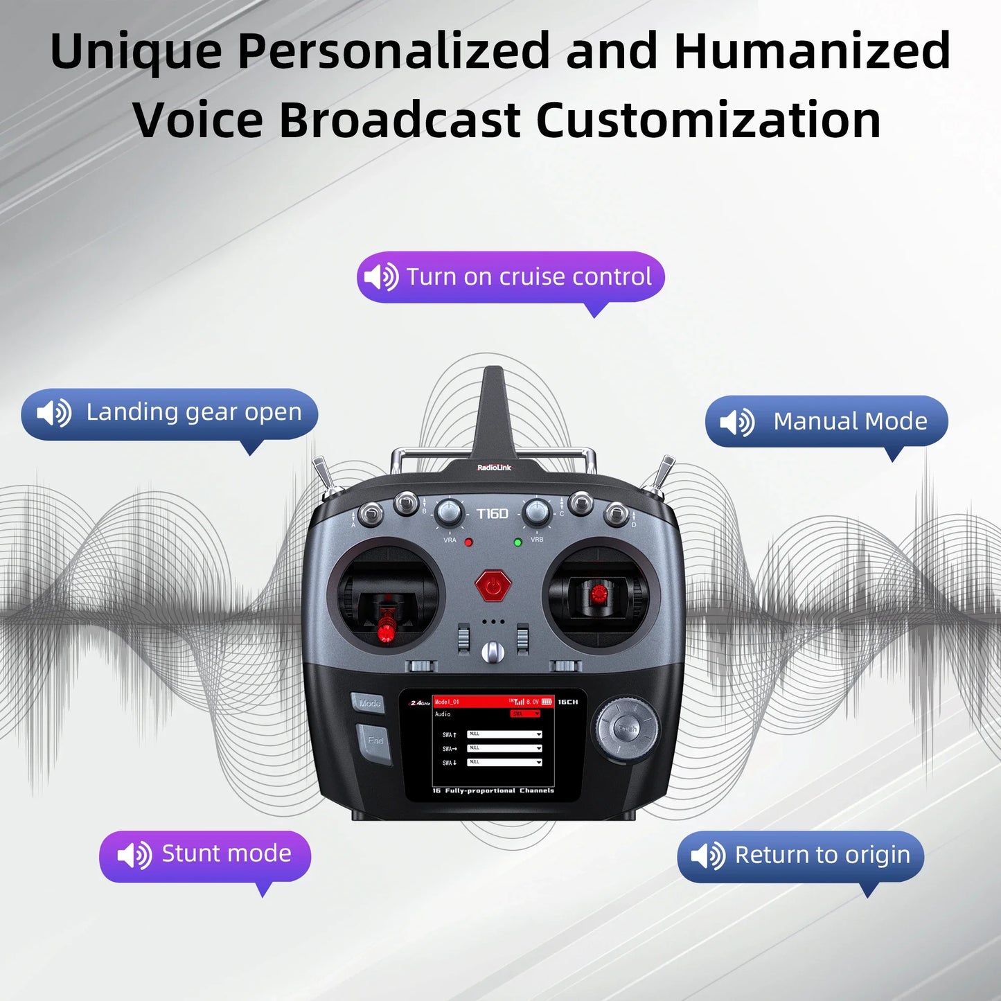 Radiolink T16D 16 Channels 2.4G RC Transmitter