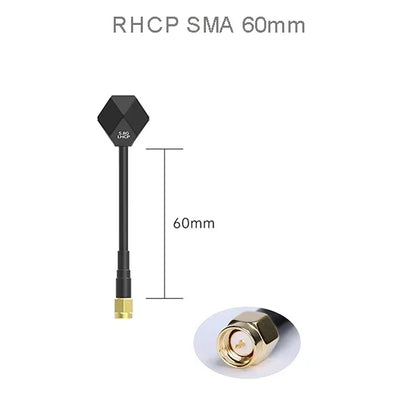 Antenne iFlight Albatross V2 SMA 5.8GHz 2.4dBi LHCP RP SMA / RHCP SMA 60MM/100MM/150MM