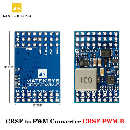 MATEKSYS CRSF TO PWM CONVERTER CRSF-PWM-B CRSF-PWM-6 CRSF-PWM-V10 CRSF-PWM-C