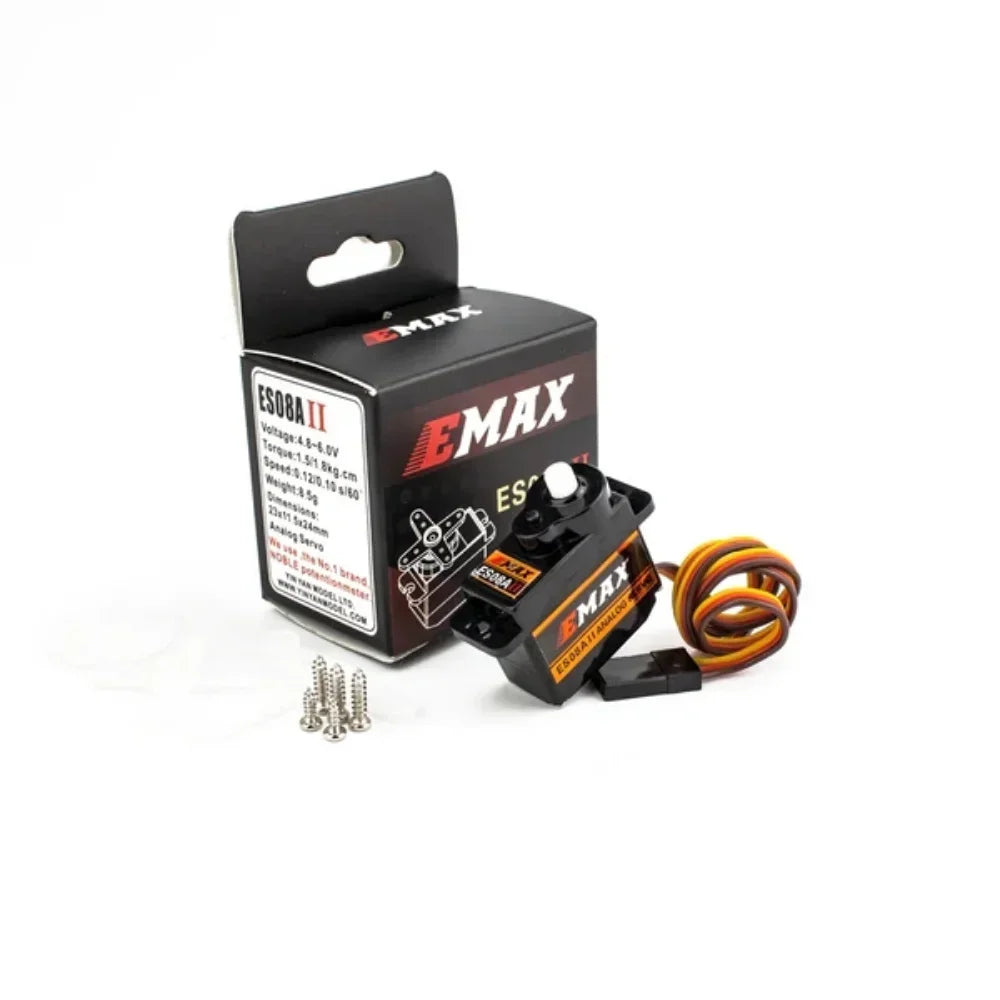 EMAX ES08A II 9g Micro Servo Plastic Gear Analog Mini Servo1.8kg / Sec