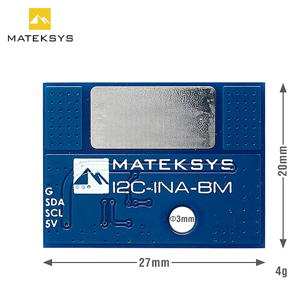 MATEK MATEKSYS ULTRA-PRECISE I2C POWER MONITOR,I2C-INA-BM