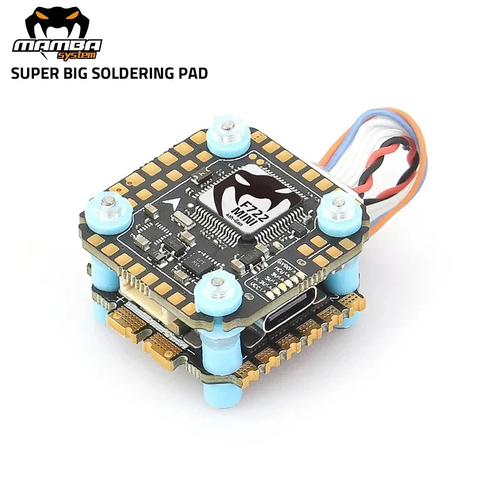 DIATONE MAMBA MK4 F722 MINI OSD Stack (BLHeli_32 F40_128K ESC 3-6S)