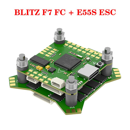 IFlight BLITZ F722 F7 Stack (E55S 4in1 2-6S ESC/ 1.6W VTX)