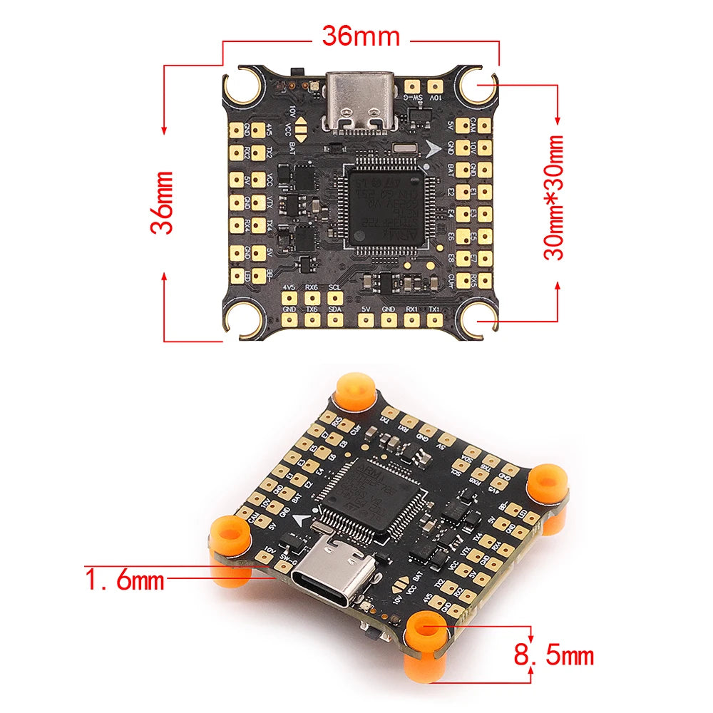 HAKRC F722 V2 Flight Controller
