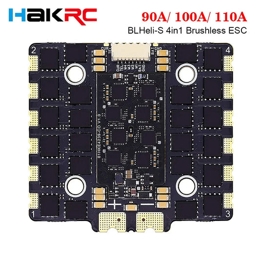 HAKRC 90A/ 100A/ 110A BLHeli-S 4in1 Brushless ESC