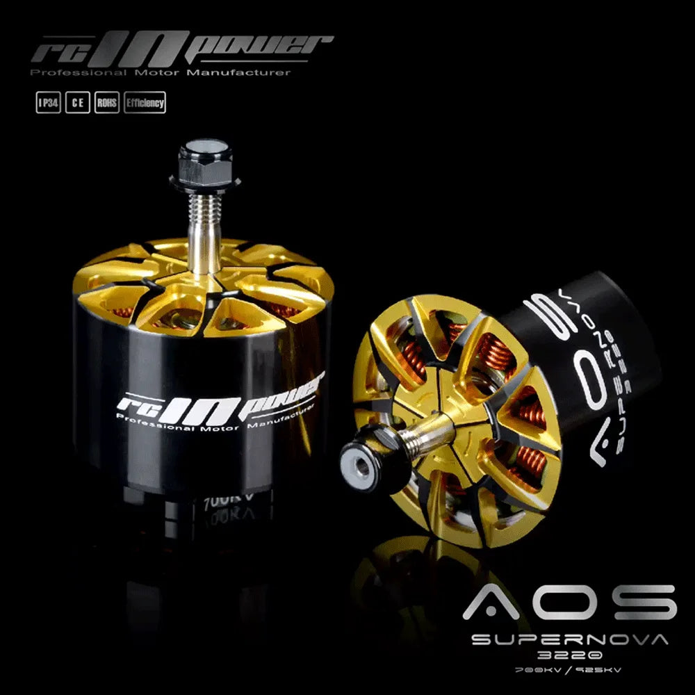Rcinpower AOS Supernova 3220 700KV/ 925KV/ 1000KV Brushless Motor 5-8S