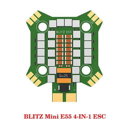 IFlight BLITZ Mini F7 Stack (BLITZ E55 4in1 ESC 2-6S/ BLITZ Force 5.8GHz 600mW Adjustable VTX)