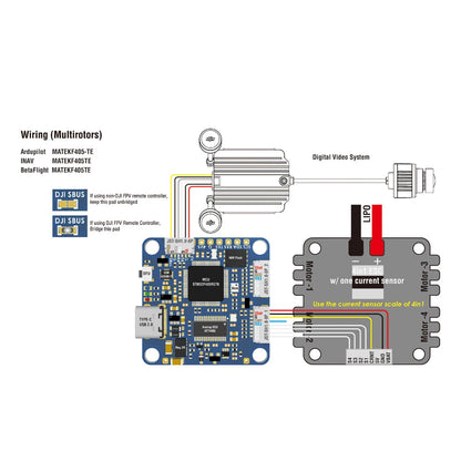 MATEKSYS F405-HDTE Flight Controller