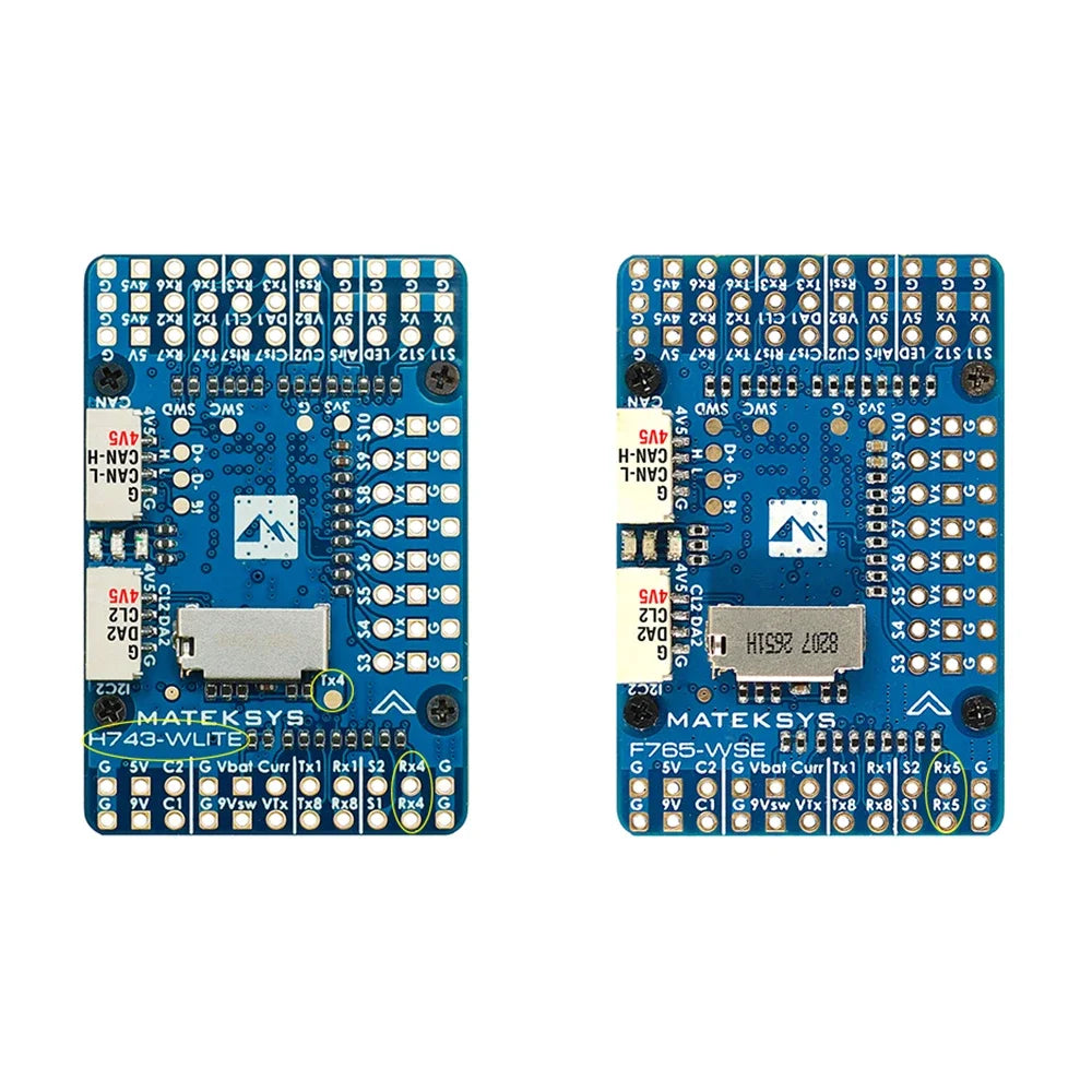 MATEKSYS H743-WLITE Lite ArduPilot INAV 2-6S LIPO Flight Controller