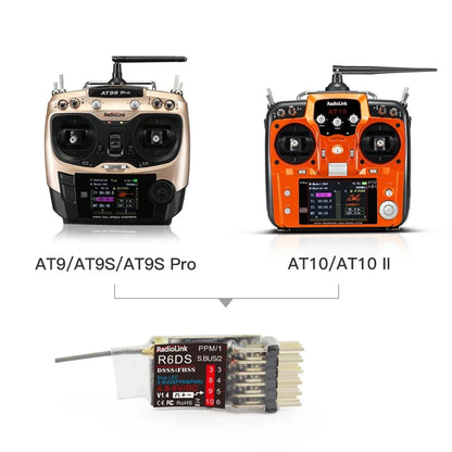 Radiolink R6DS 2.4G 6/ 10 Channels Receiver